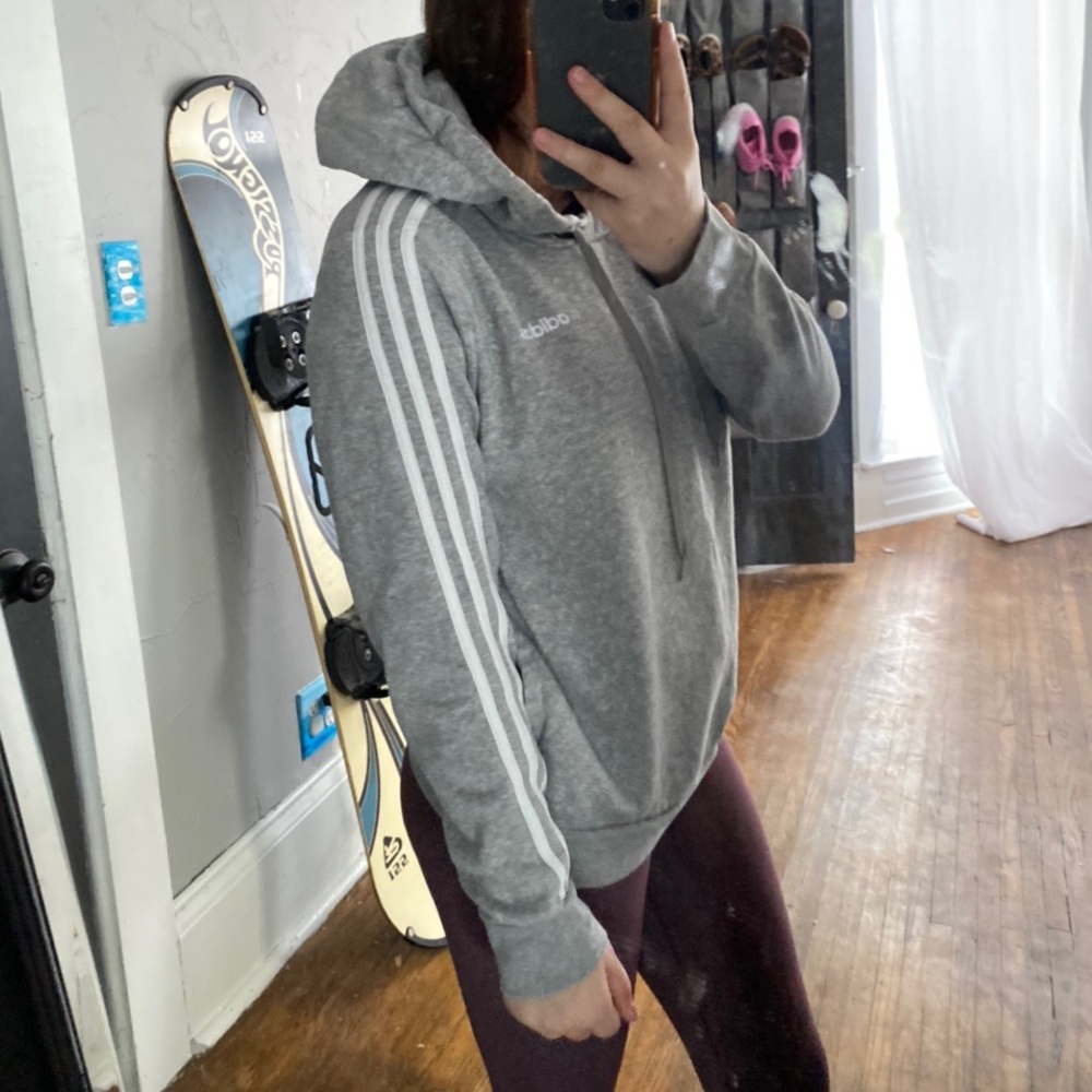 adidas grey hoodie